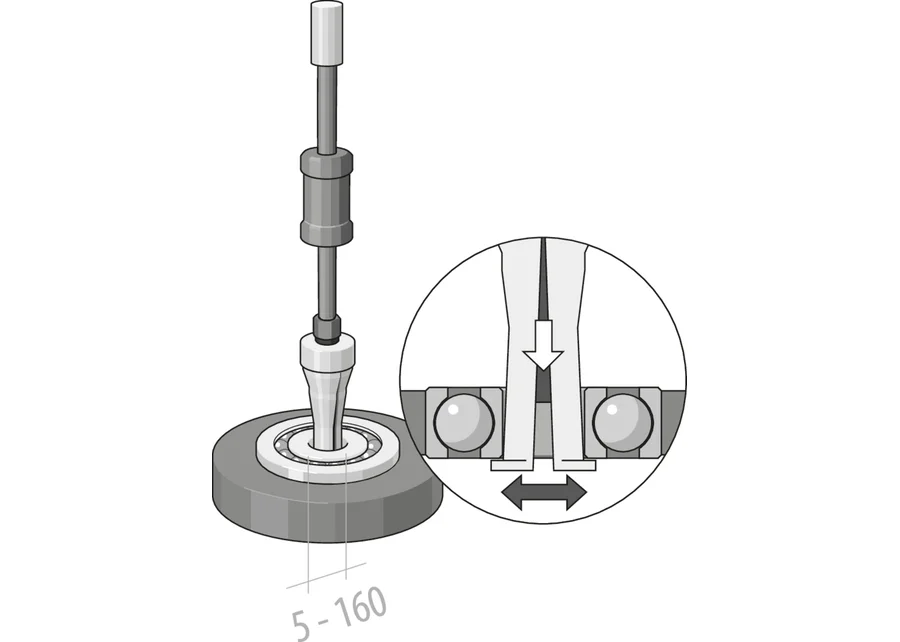GEDORE slide hammer, application image