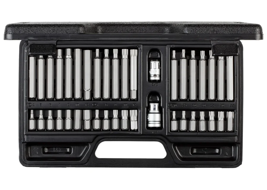 GEDOREred 40-piece 10 mm TX / XZN / hex bit set, catalog image