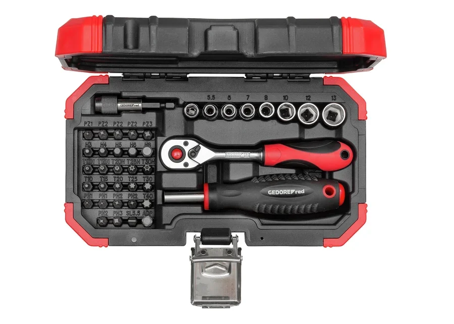 GEDOREred 40-piece 1/4" bit set, catalog image