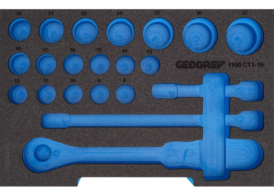 GEDORE empty foam insert for L-BOXX® 136, catalog image