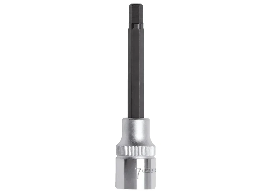GEDOREred long metric 1/2" screwdriver bit socket for hexagon socket screws, catalog image