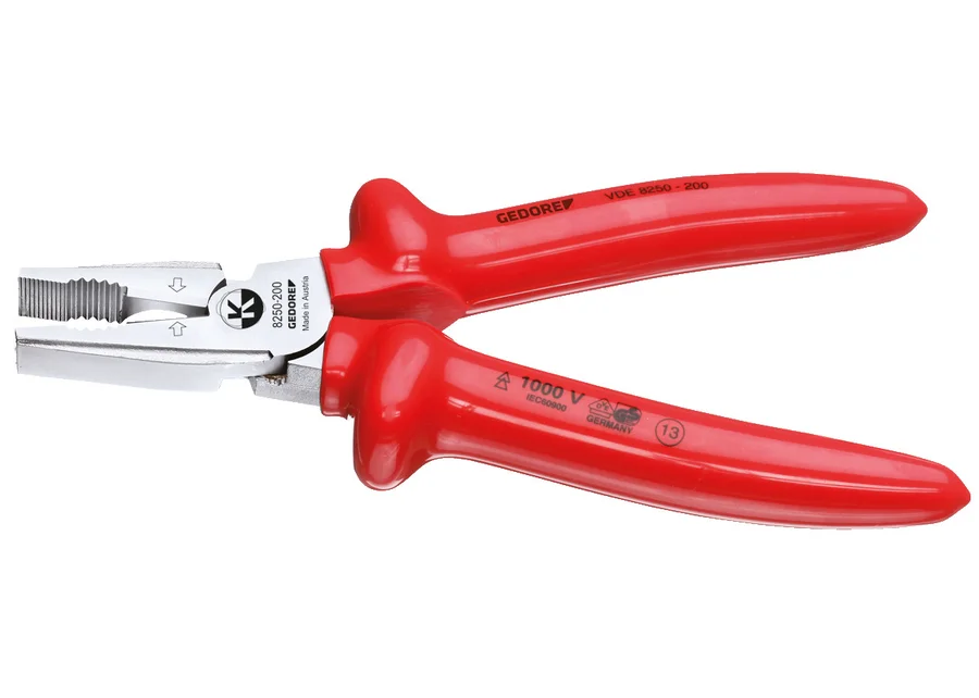 GEDORE VDE heavy-duty combination pliers with dipped insulation, product image no. 2