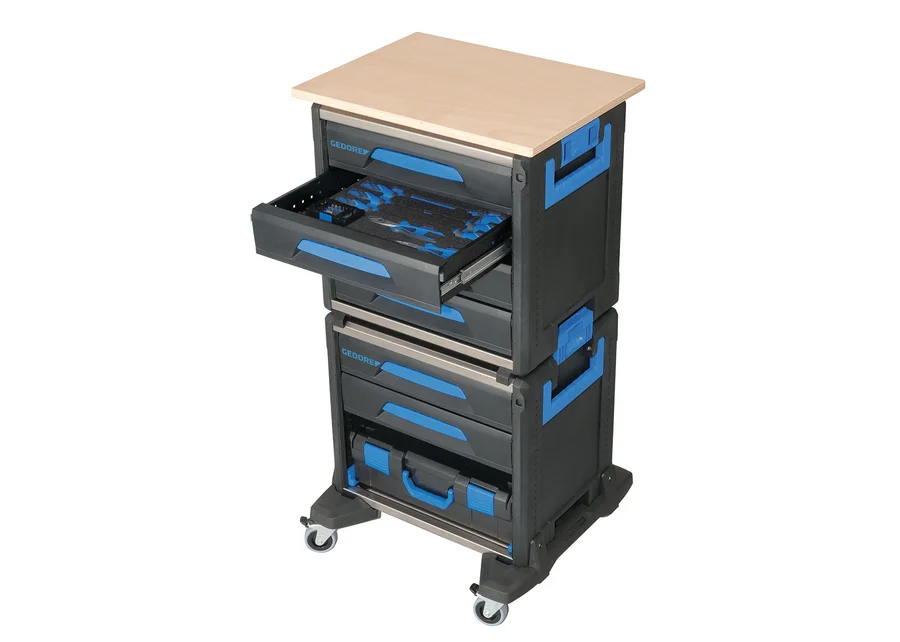 GEDORE WorkMo B2 with 72-piece tool assortment, detail image
