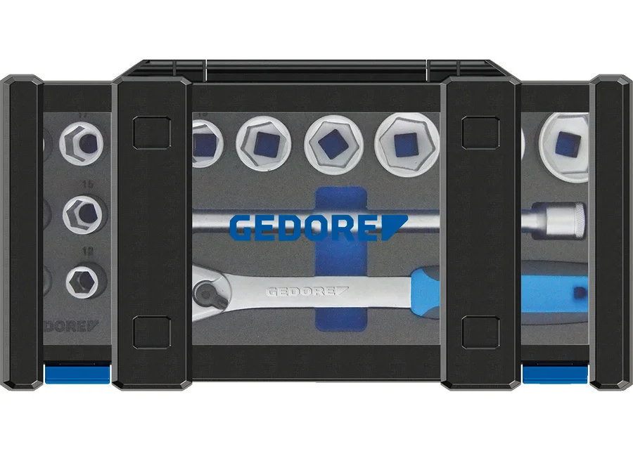 GEDORE 1/2" socket set, 15-piece, product image no. 1