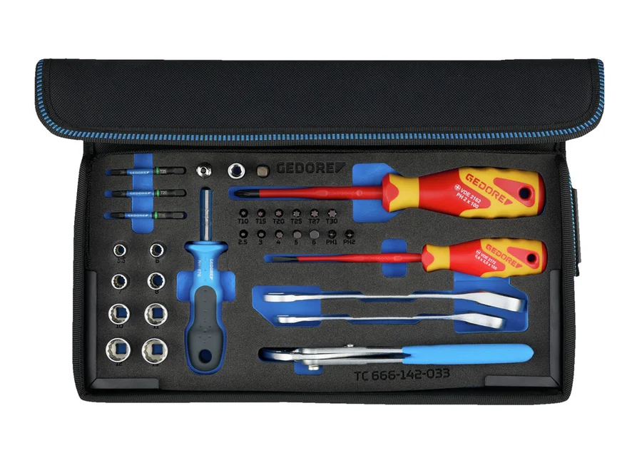 GEDORE 1/4" 33-piece maintenance kit, catalog image