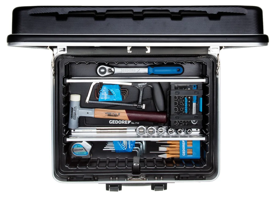 GEDORE PROFI tool assortment in case, 100-piece, product image