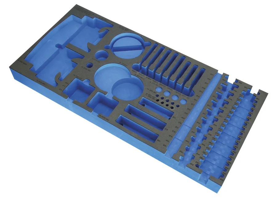 GEDORE Automotive foam insert, catalog image, angled view