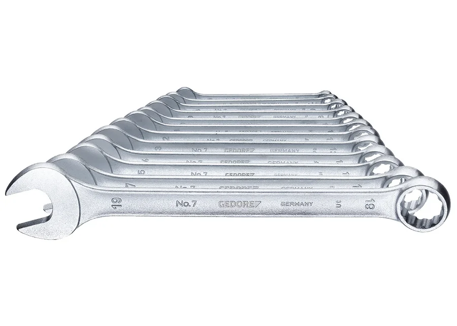 GEDORE metric combination wrench set, catalog image no. 1