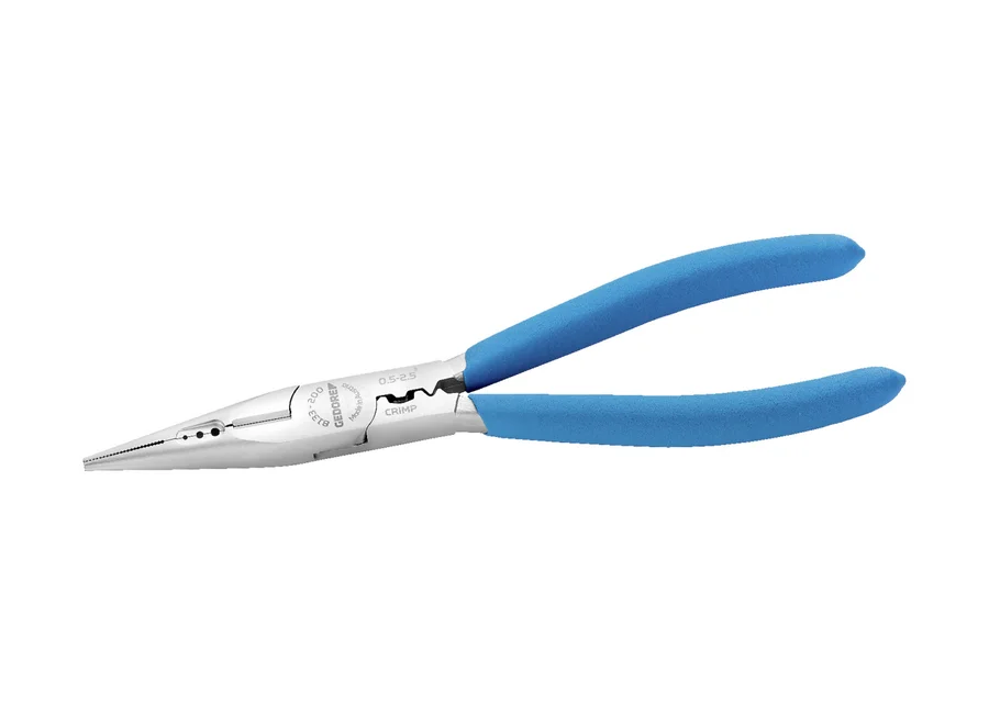GEDORE straight multifunction pliers with cutter, serrated, product image no. 1