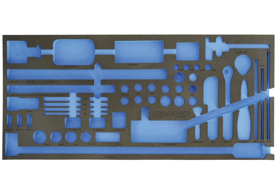 GEDORE Automotive foam insert, detail image