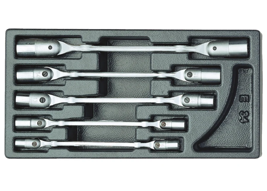 GEDORE double-jointed wrench set in 1/3 ES module, catalogue image