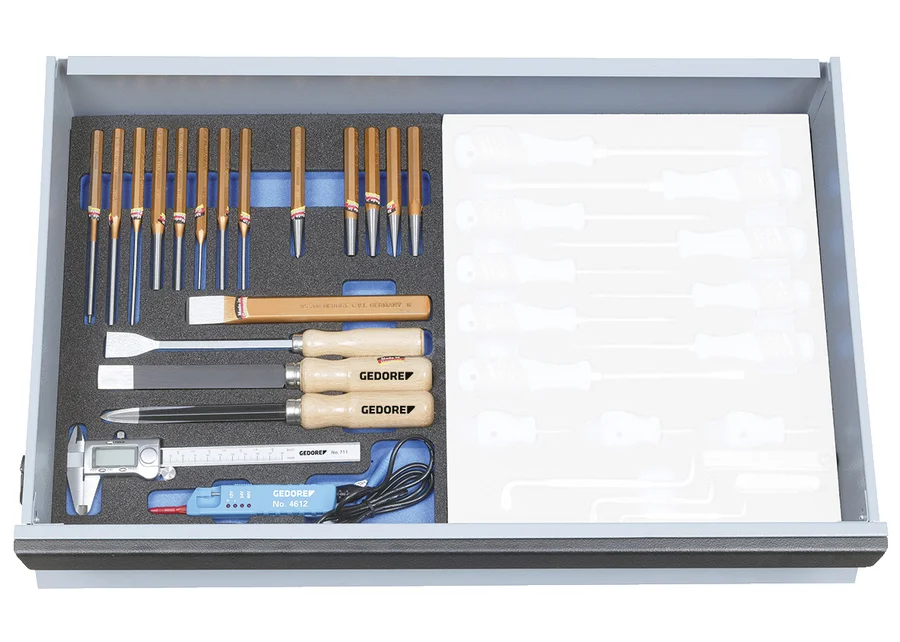 GEDORE tool assortment in 2/4 Check-Tool module, application image