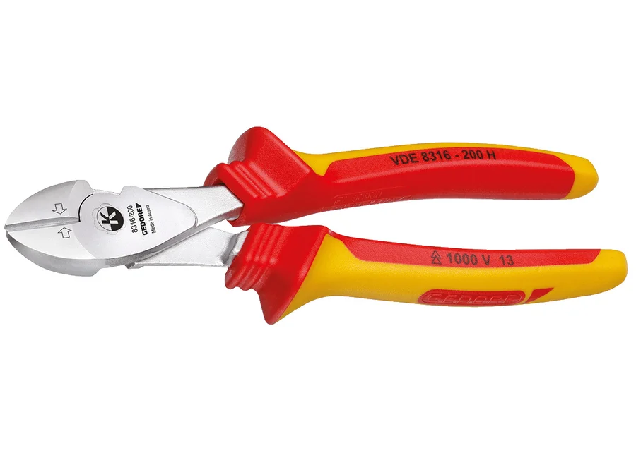GEDORE VDE heavy-duty diagonal cutter with sleeve insulation, product image no. 1