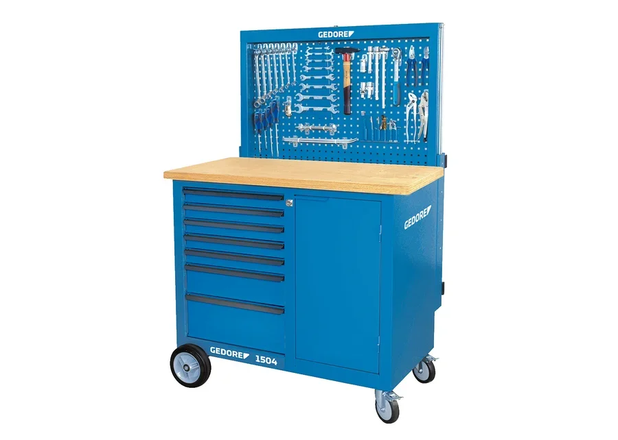 GEDORE BR 1504 0511 L roller cabinet workbench, 7 drawers, catalogue image