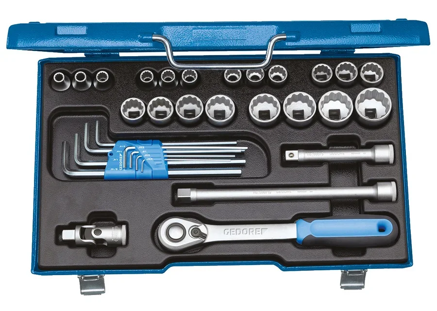 GEDORE 1/2" 31-piece socket wrench set, catalogue image no. 1
