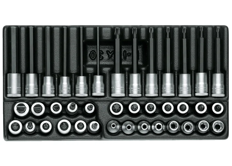GEDORE 3/8" screwdriver bit socket set in 1/3 ES module, catalogue image