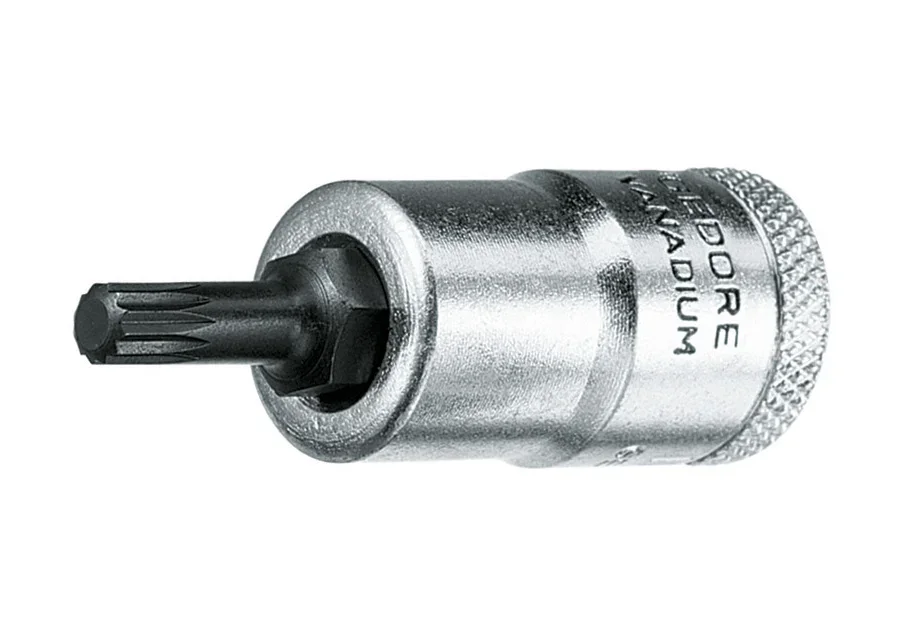GEDORE 3/8" screwdriver bit socket for internal multipoint screws XZN, catalogue image